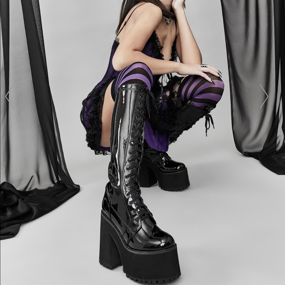 Dolls Kill Platform Boots